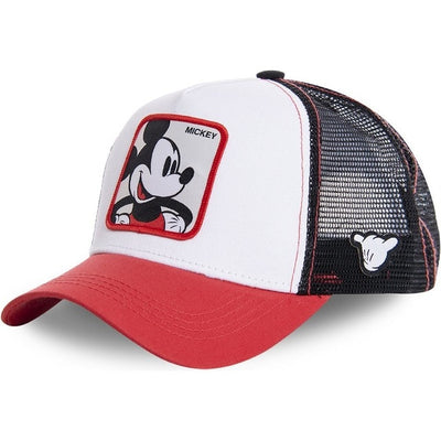 Casquette Mickey Blanche /Rouge